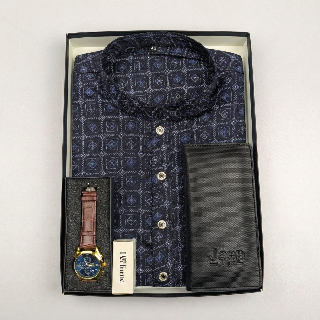 Exclusive 4 in 1 Men's Punjabi Combo Pack