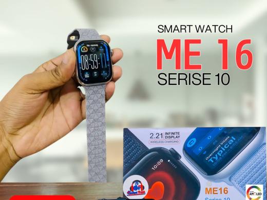 ME16 Series 10 Smartwatch - AMOLED Display with ( 2 Strap) Smart Watch Bluetooth Calls Sleep Monitoring Multiple Sports Smart Watch For Android and ios